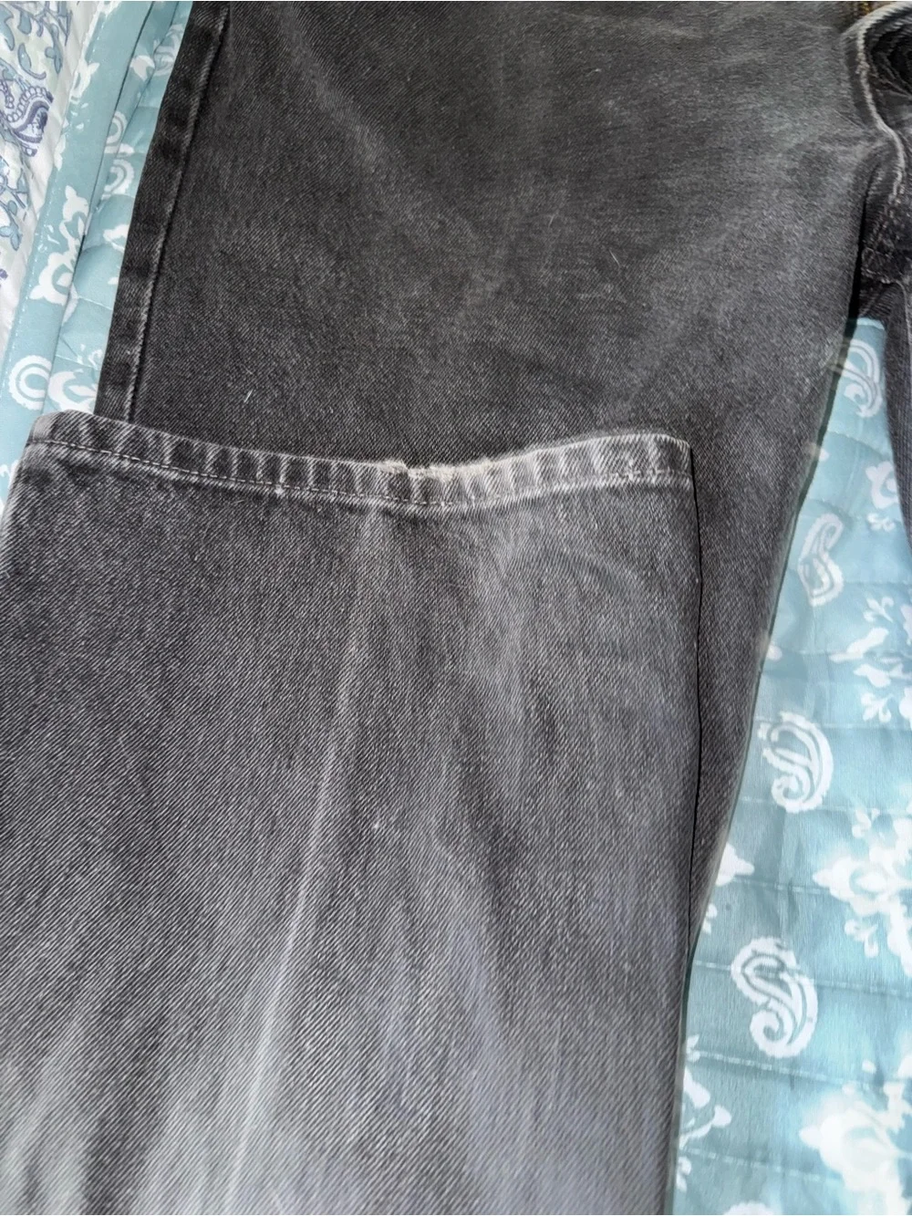 📣Levi's Men's Straight Jeans in Charcoal Gray Wash vintage 1996